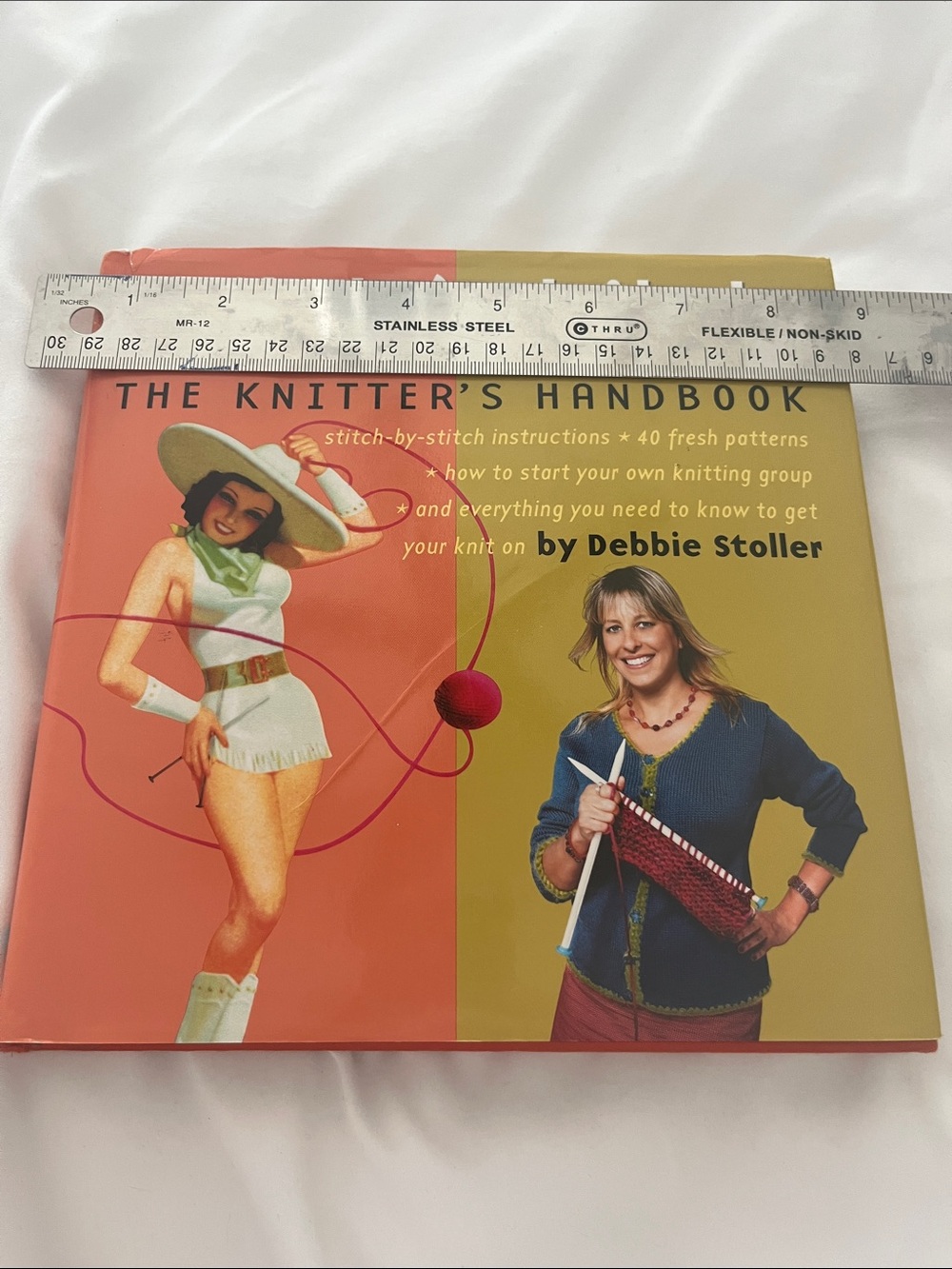 Knit Happens…Book - Yellow & Coral Cover